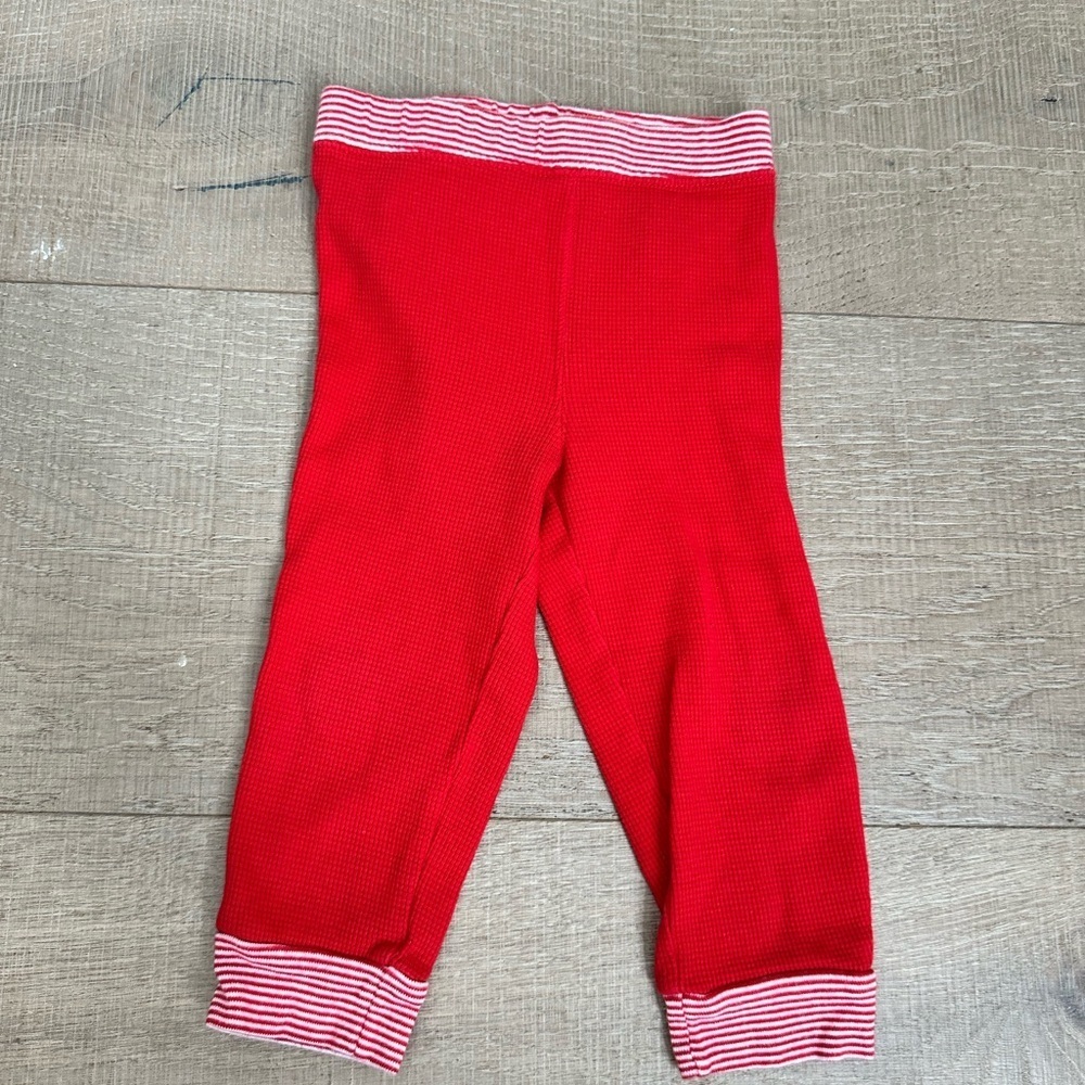 Carter's Red Striped Kids Leggings - Picture 2 of 6